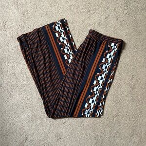 Susan Graver Black & Brown Pull On Pant